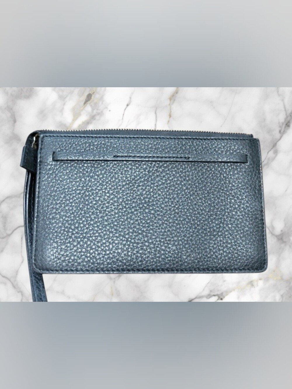 Kate Spade Black Pebbled Leather Bow Wristlet - Picture 3 of 7